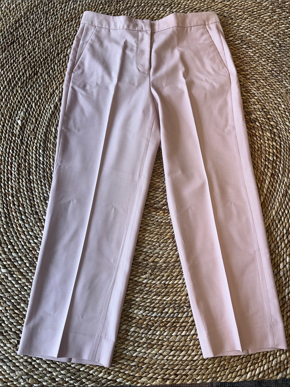 J. Crew Pastel Pink / Blush 100% Wool Trousers